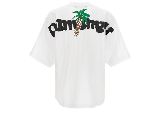 Palm Angels Sketchy Cotton Oversized T-shirt White