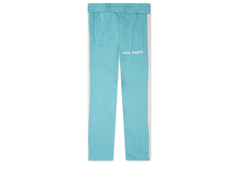 Palm Angels Track Pants Light Blue/Off-White