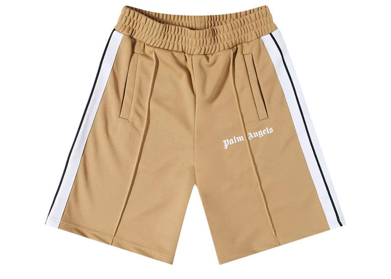 Palm Angels Track Shorts Beige