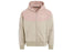 Palm Angels Two Tone Hooded Track Jacket Beige/Rose Dust