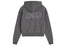 Patta Studded Washed Zip-Up Hoodie Volcanic Glass