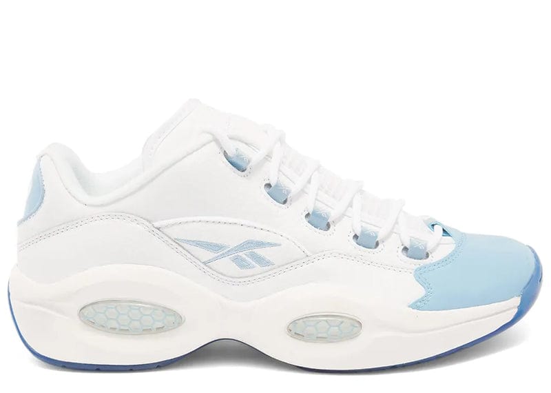 Reebok Question Low Patent Toe Carolina Blue