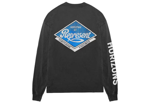 REPRESENT AGED BLACK CLASSIC PARTS LONG SLEEVE T-SHIRT