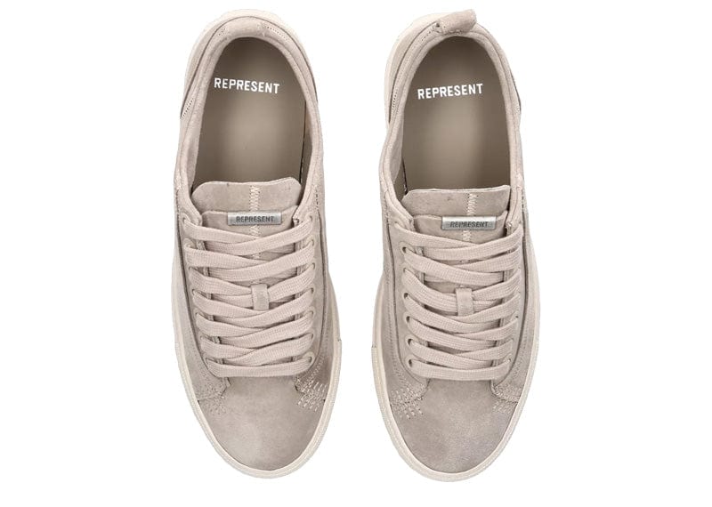 Represent Alpha Suede Low-Top Trainers