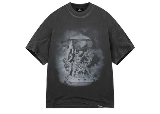 Represent Atlas T-Shirt Stained Black