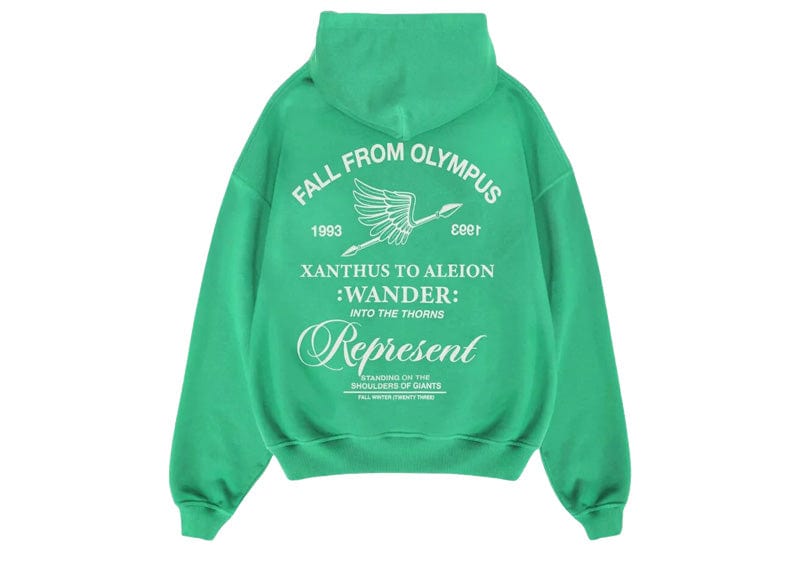 Represent Fall From Olympus Hoodie (ISLAND GREEN)