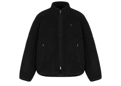 Represent Fleece Zip Through Jacket Black