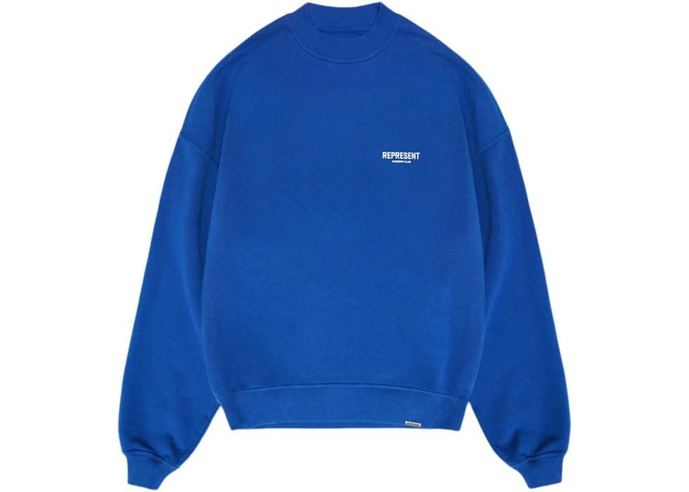 Represent Owner's Club Sweater Cobalt Blue/White