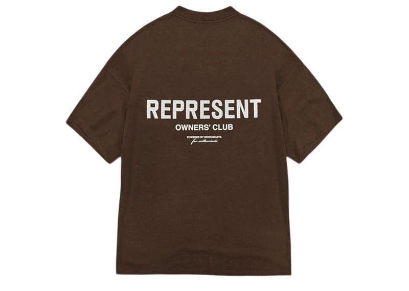 Represent Owner's Club T-Shirt Brown/White