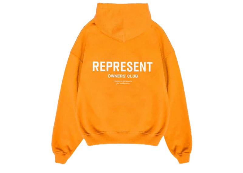 Represent Owners Club Hoodie Neon Orange