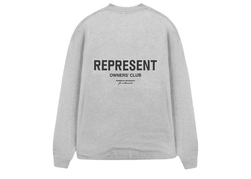 Represent Owners Club Long Sleeve T-shirt Ash Grey