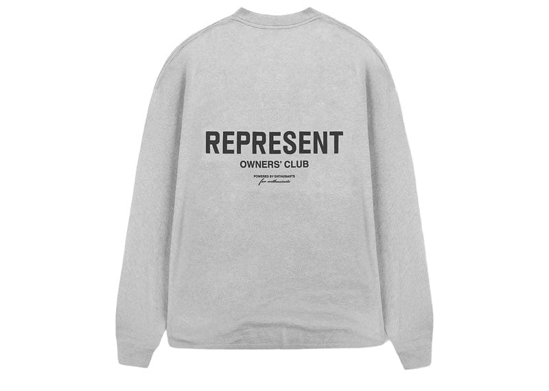 Represent Owners Club Long Sleeve T-shirt Ash Grey