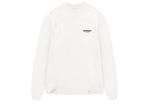 Represent Owners Club Long Sleeve T-Shirt Flat White