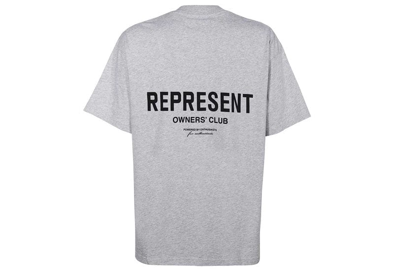 Represent Owners Club T-Shirt Ash Grey/Black