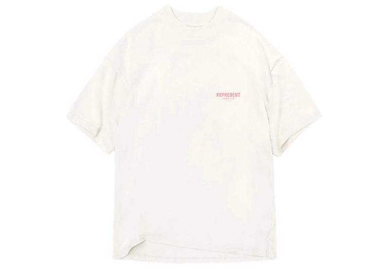 Represent Owners Club T-Shirt Flat White/Bubblegum