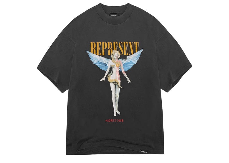 Represent Reborn T-Shirt Aged Black