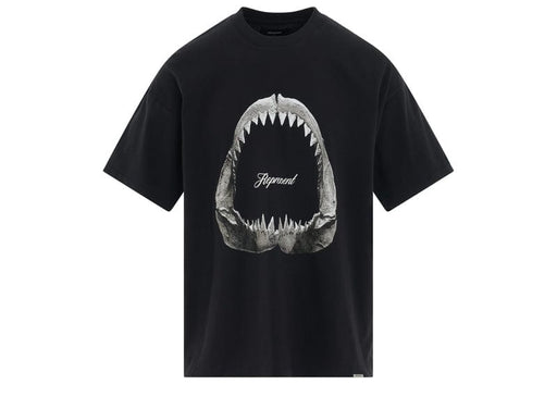 Represent Shark Jaws T-shirt Off Black