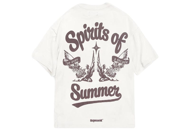 Represent Spirits of Summer Tee Flat White