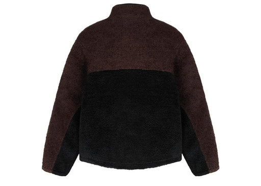 Represent Split Block Fleece Black & Vintage Brown