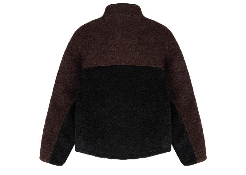 Represent Split Block Fleece Black & Vintage Brown