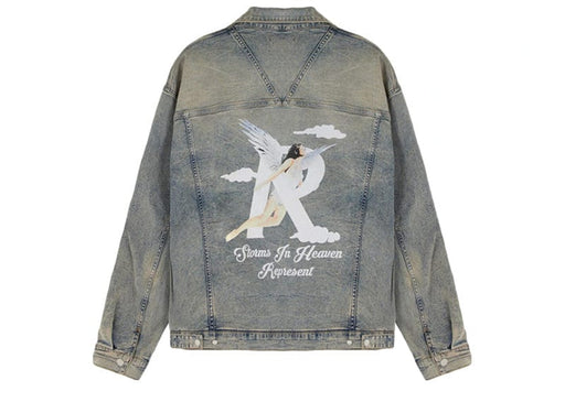 Represent Storms In Heaven Jacket Blue Cream