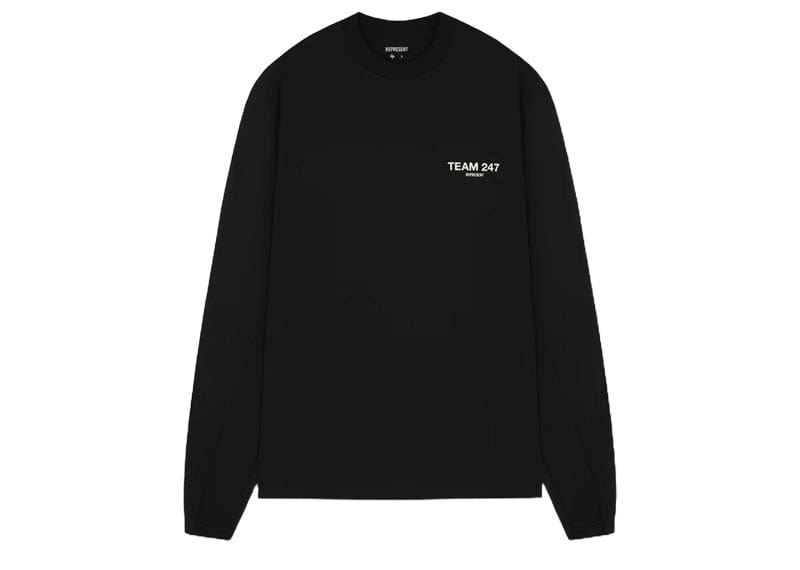 Represent Team 247 Long Sleeve T-Shirt Polyester/lyocell - Black