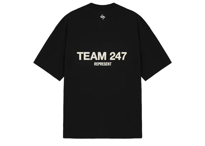 Represent Team 247 Oversized T-Shirt Black