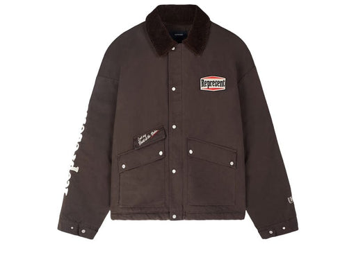 Represent Utility Carpenter Jacket Brown