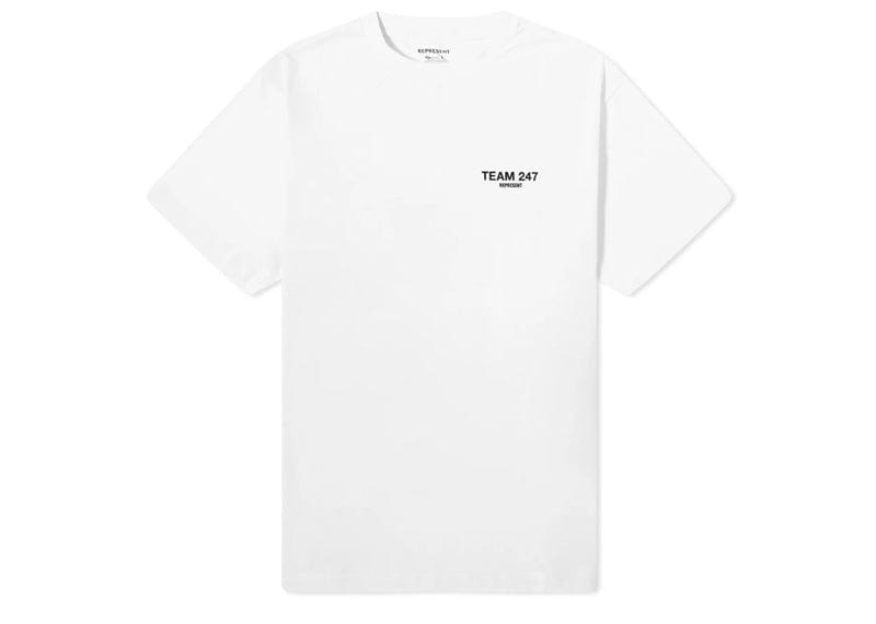 Represent Team 247 Oversized T-Shirt - Flat White