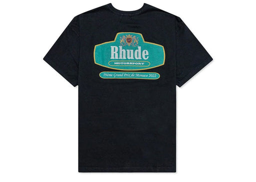 Rhude Racing Crest T Shirt Black