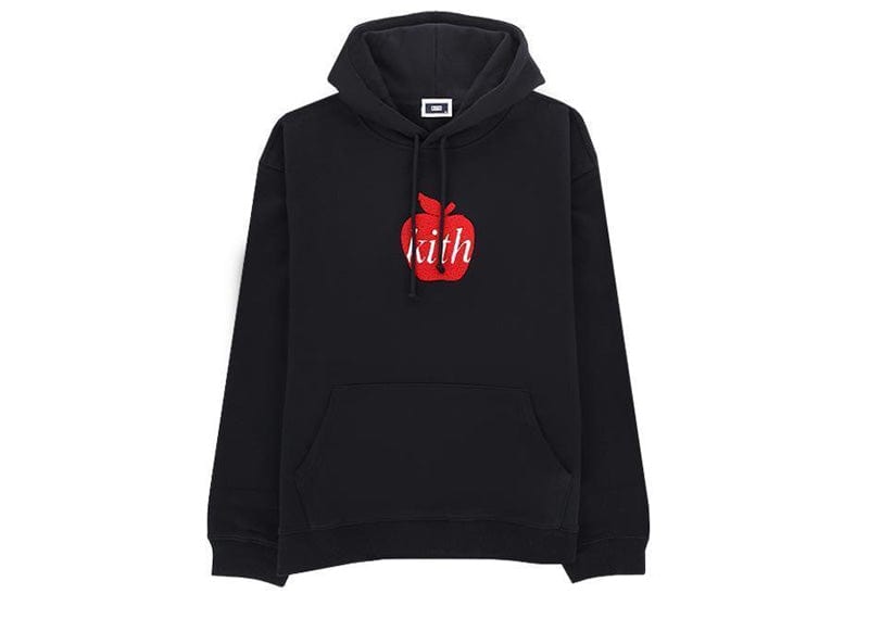 Kith NYC Unisex Street Style Collaboration Logo Black Hoodie