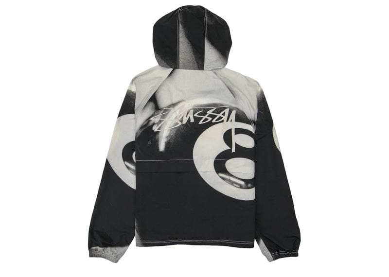 Stussy 8 Ball Beach Shell Jacket Grayscale