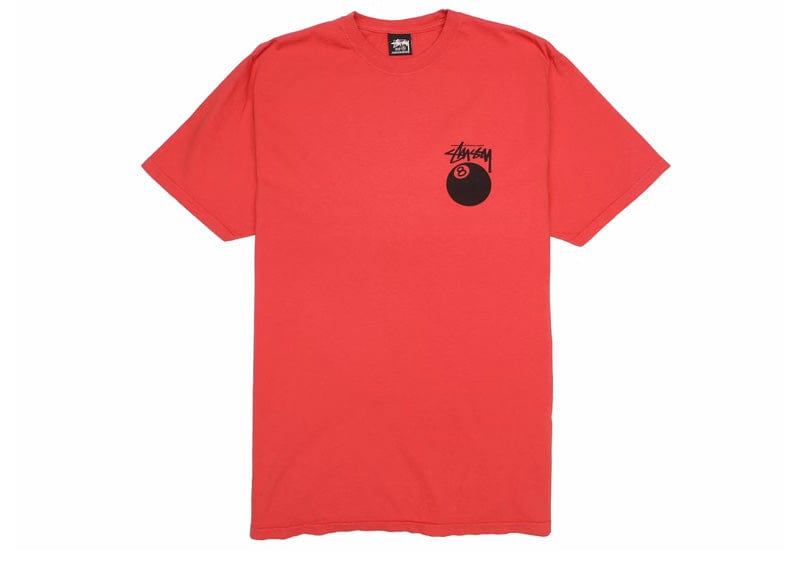 Stussy 8 Ball Pigment Dyed Tee Guava