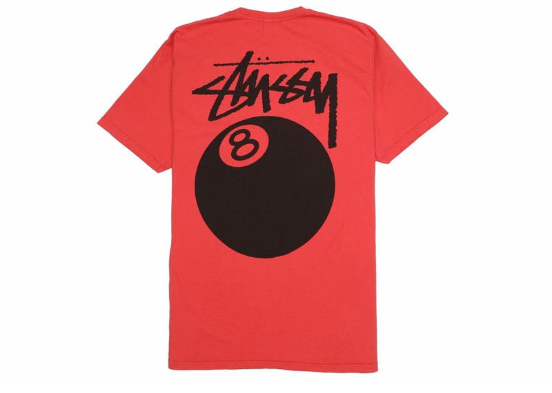 Stussy 8 Ball Pigment Dyed Tee Guava