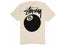 Stussy 8 Ball Pigment Dyed Tee Natural