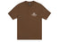 Stussy Built To Last Pigment Dyed Tee Brown