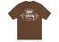 Stussy Built To Last Pigment Dyed Tee Brown