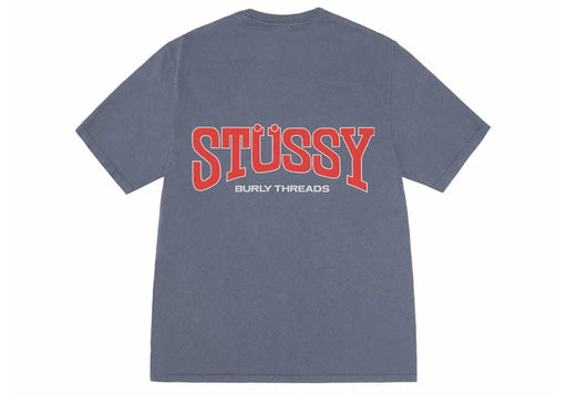 Stussy Burly Threads Pigment Dyed Tee Indigo