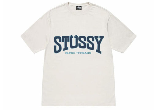 Stussy Burly Threads Pigment Dyed Tee Natural