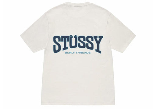 Stussy Burly Threads Pigment Dyed Tee Natural