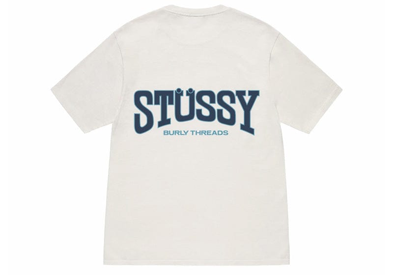 Stussy Burly Threads Pigment Dyed Tee Natural