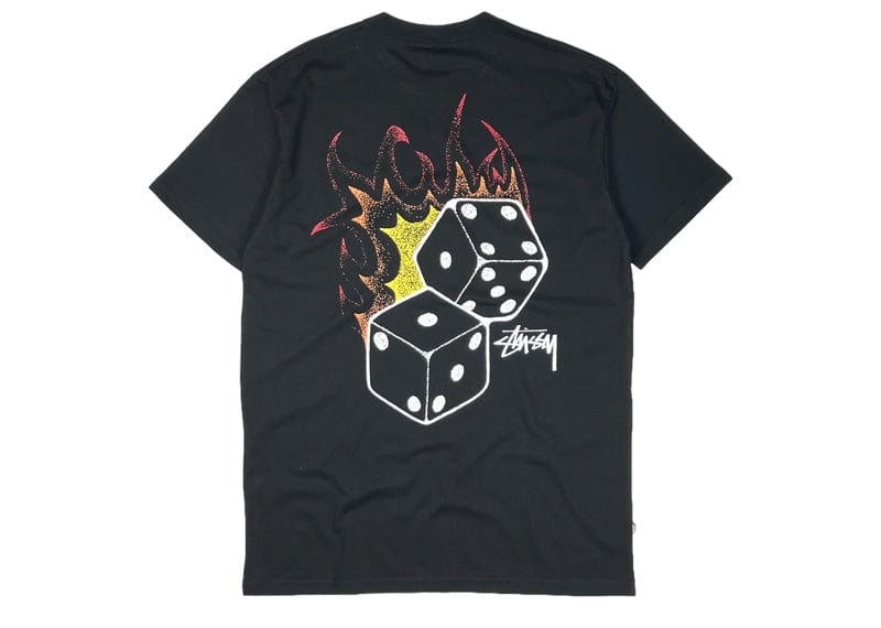 Stussy Fire Dice T-Shirt Black