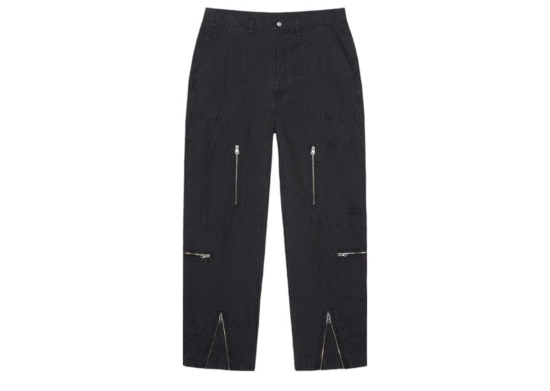 Stussy Flight Ripstop Pigment Dyed Pant Black