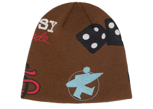 Stussy Mixed Logo Skullcap Coffee