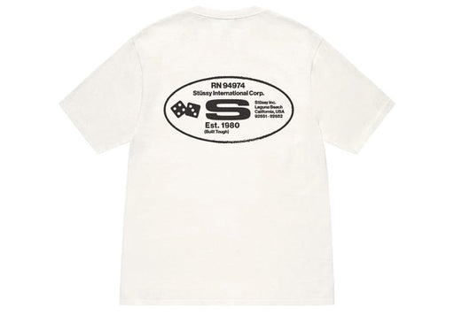 Stussy Oval Corp. Pigment Dyed Tee Natural