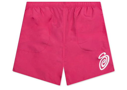 Stussy Pink Curly S Water Short