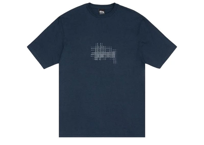 Stussy Refracted Tee Navy