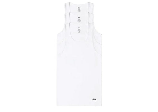 Stussy Tank Tops (3 Pack) White