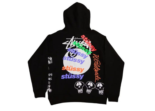 Stussy Test Strike Fleece Hoodie Black