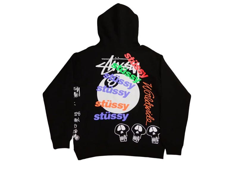 Stussy Test Strike Fleece Hoodie Black